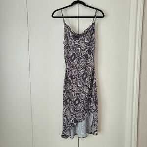 Amanda Uprichard Snake Mini Slip Dress NYE Party Y2K